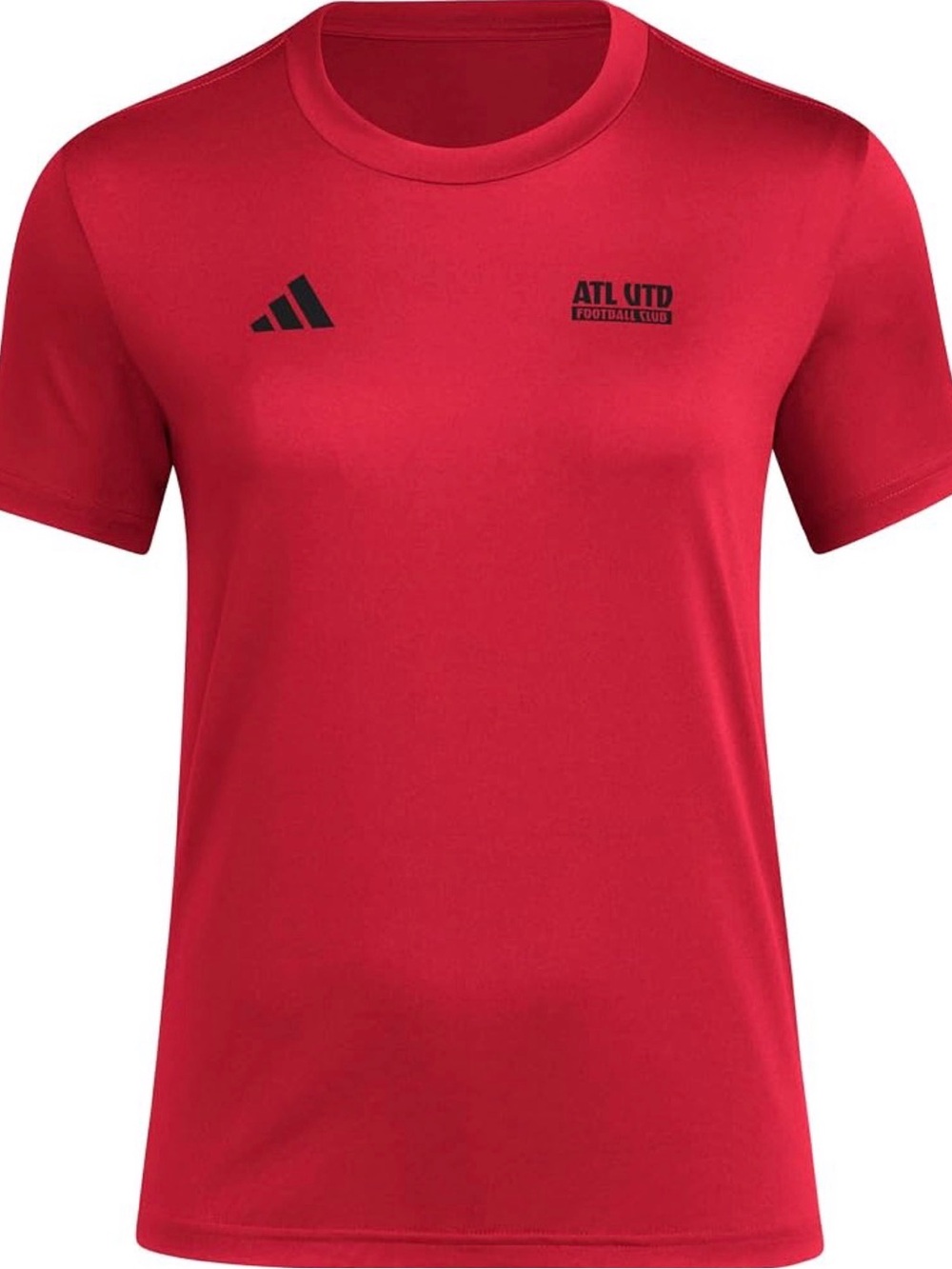 adidas Red ATL UTD Short Sleeve Crew Tee